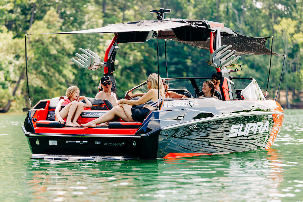Supra SL family lifestyle on the water